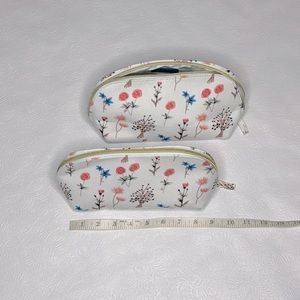 Lanza Cosmetic Bags x2 Never Used